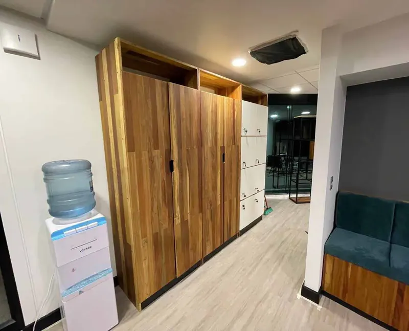 Lockers de madera revalorizada