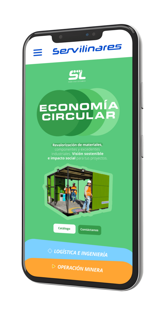 Nueva Página Web Servilinares - Mobile